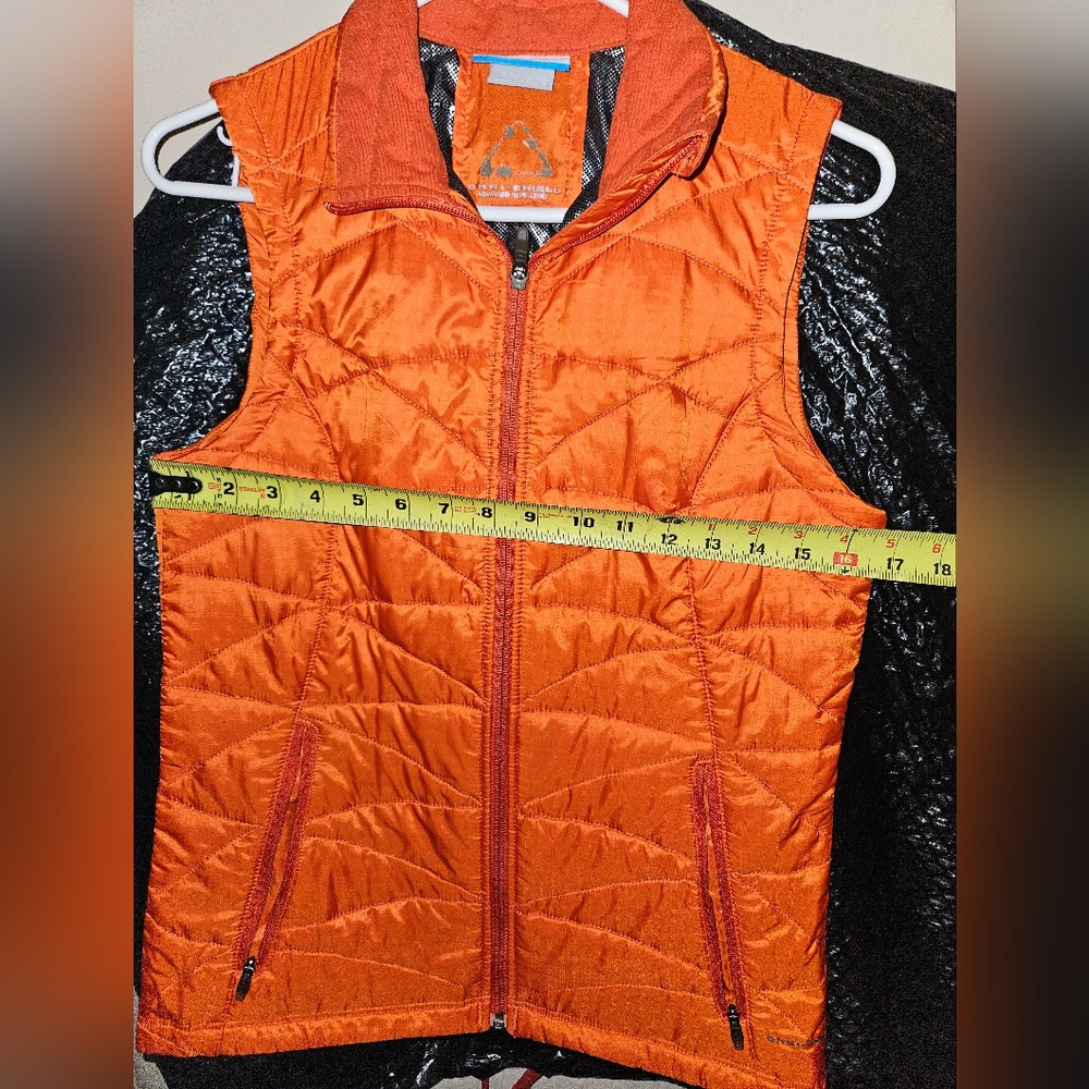 Columbia Orange Quilted Vest